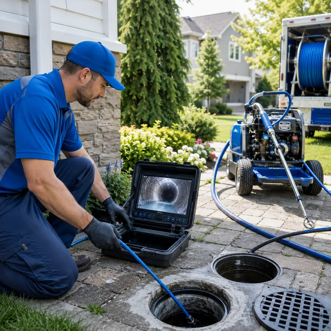 Outdoor drain cleaning professionals serving Siren, WI